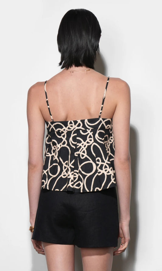 Raelynn Tie Front Swing Top