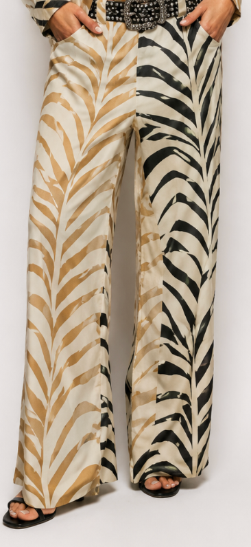 Cream Zebra Pant