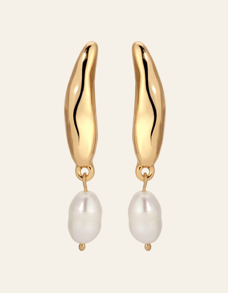 Liquid Luxe Pearl Earrings
