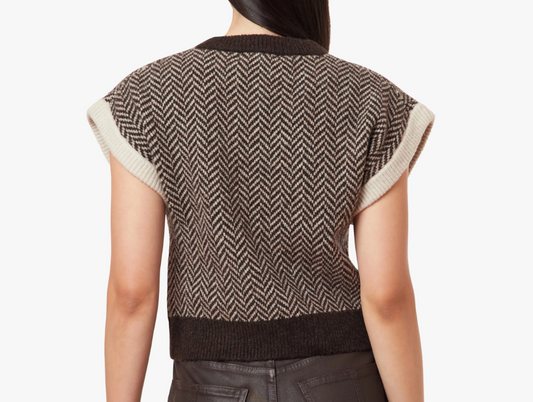Herringbone Sweater vest