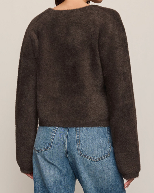 Winterglow Fluffy Cardigan