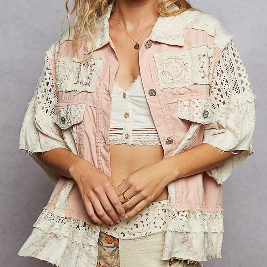 Soft Pink Button Down