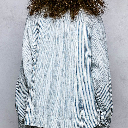 Blue Haven Stripe Button Down