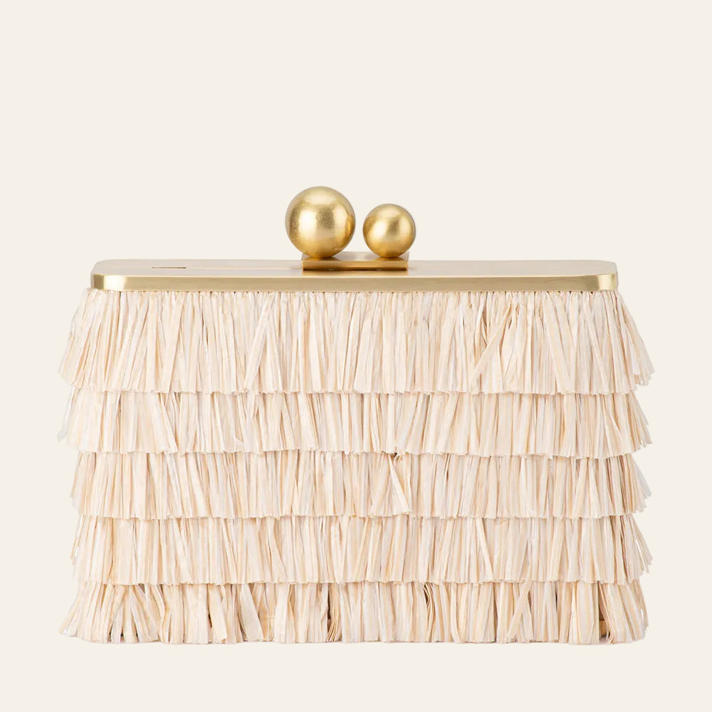 Carlita Fringe Clutch