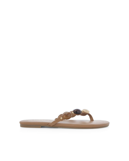 Farasha Sandal In coffee