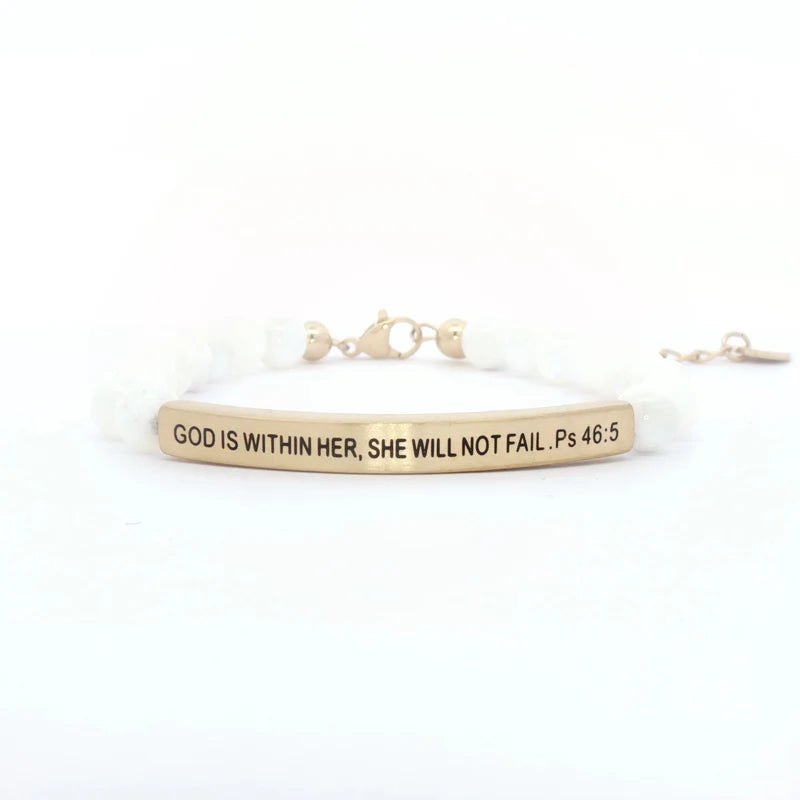 God Is Within Her Bracelet
