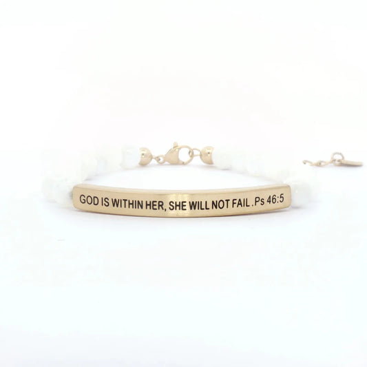 God Is Within Her Bracelet
