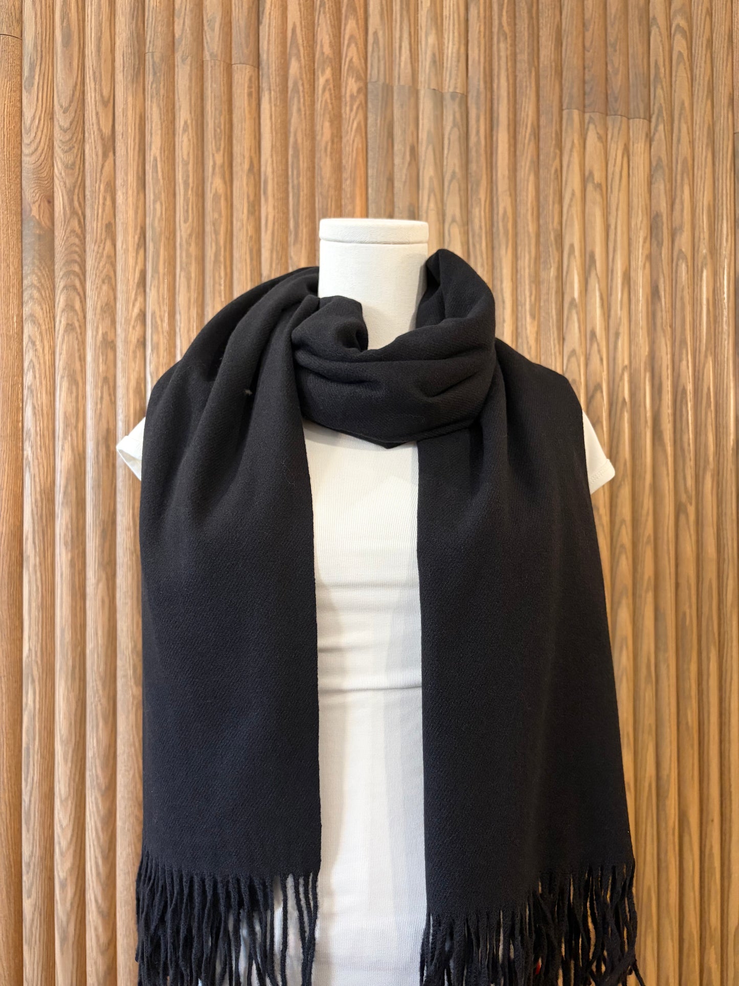 Travel Scarf in Black