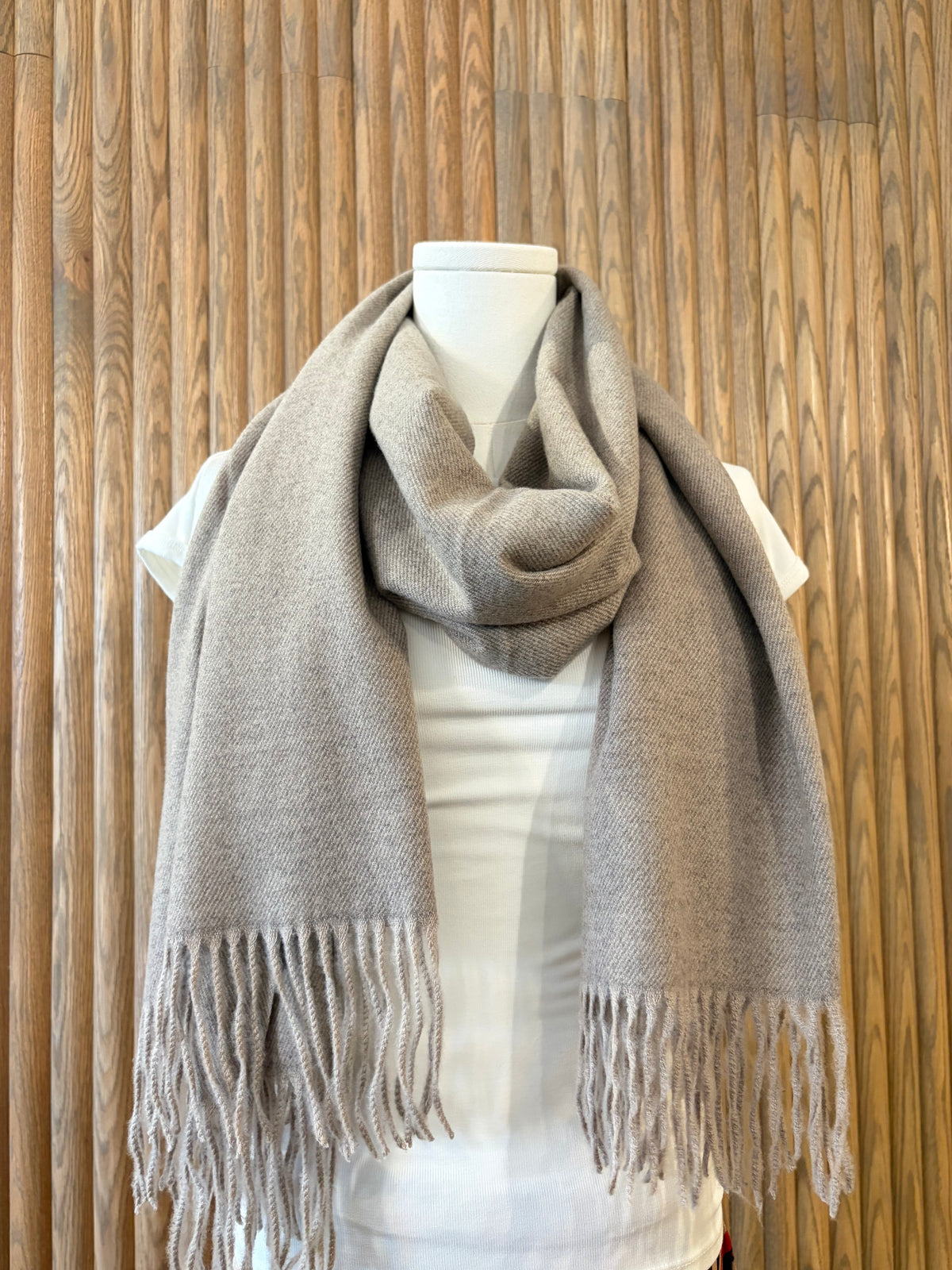 Travel Scarf in Taupe