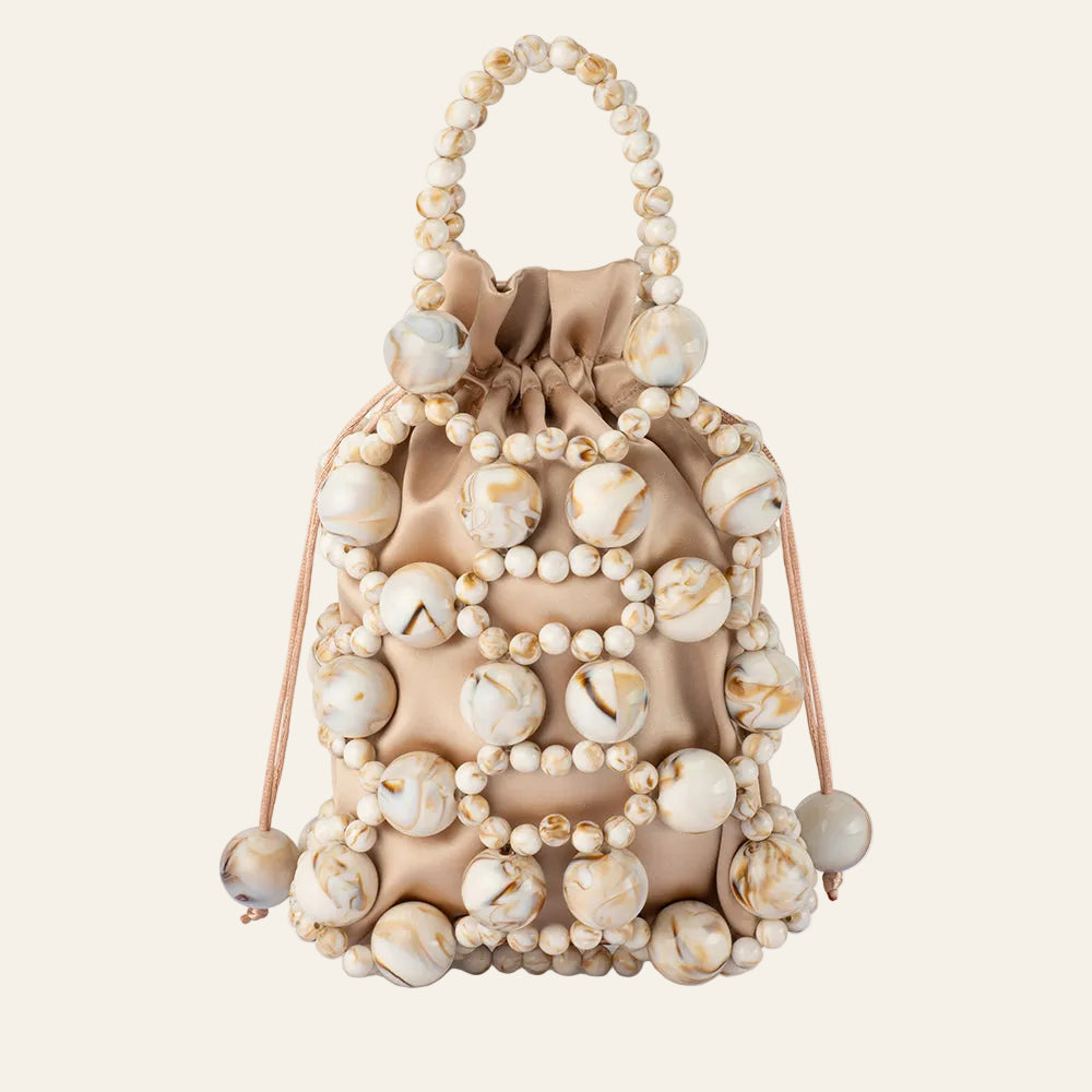 Sammy Beaded Cage Bag