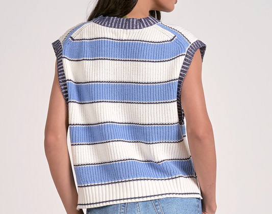 Slate Sleeveless Sweater