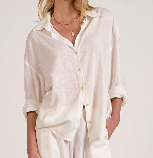 Portofino Linen Button Down