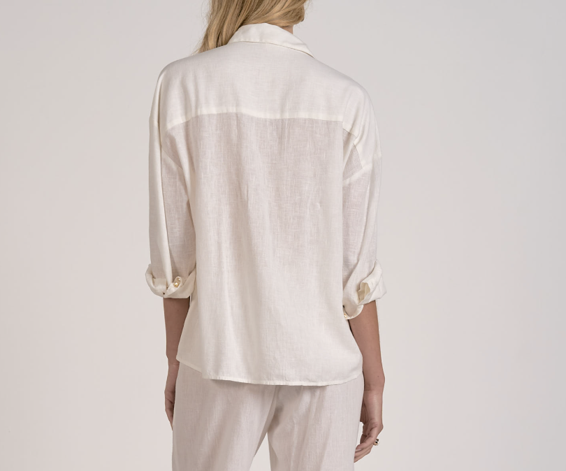 Portofino Linen Button Down