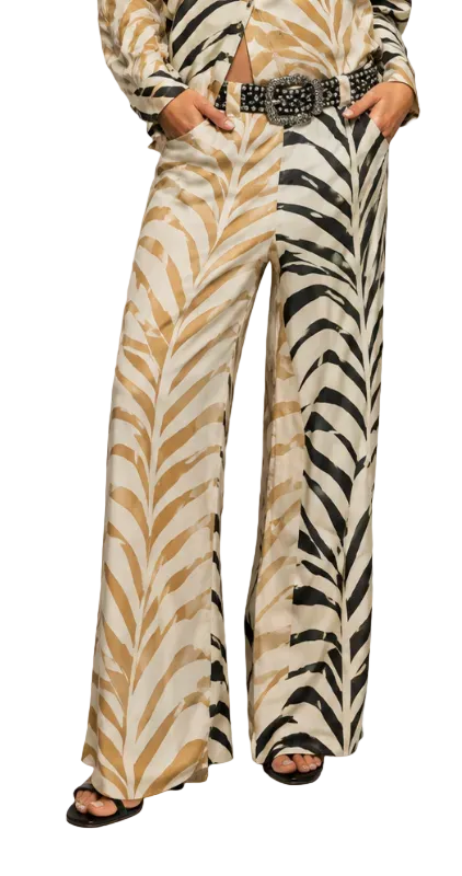 Cream Zebra Pant