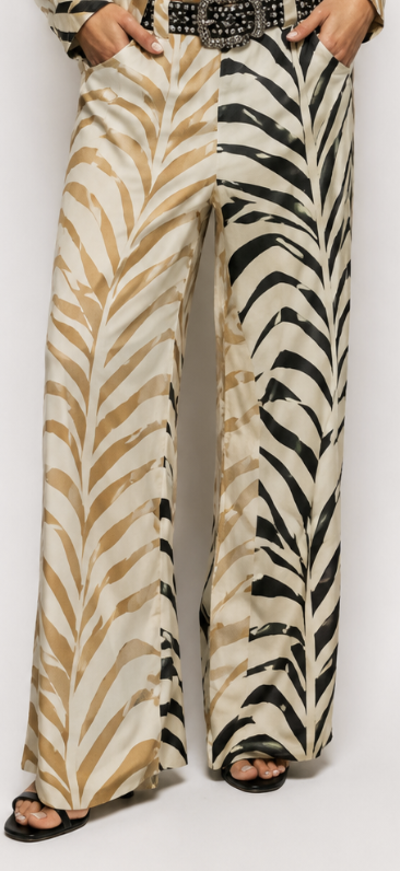 Cream Zebra Pant