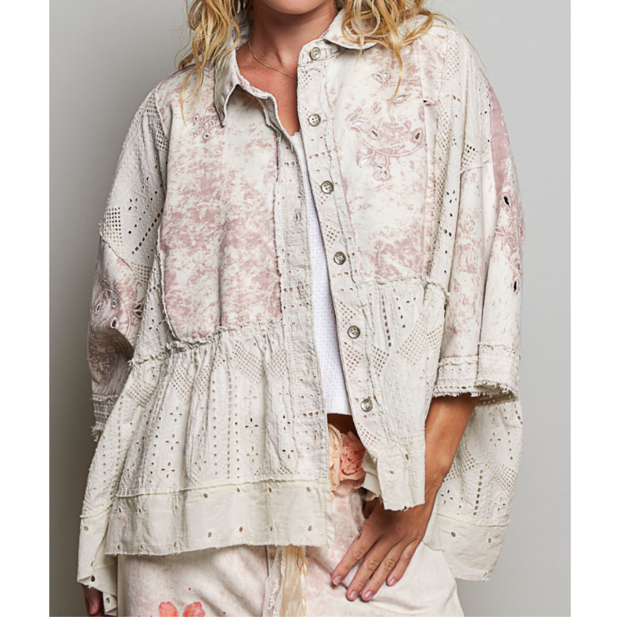 Rosewood Ruffle Jacket