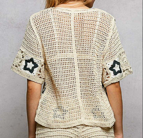 The Nantucket Star Crochet Shirt
