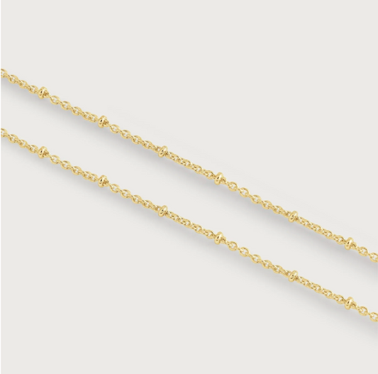 Gold Molten Bead Chain