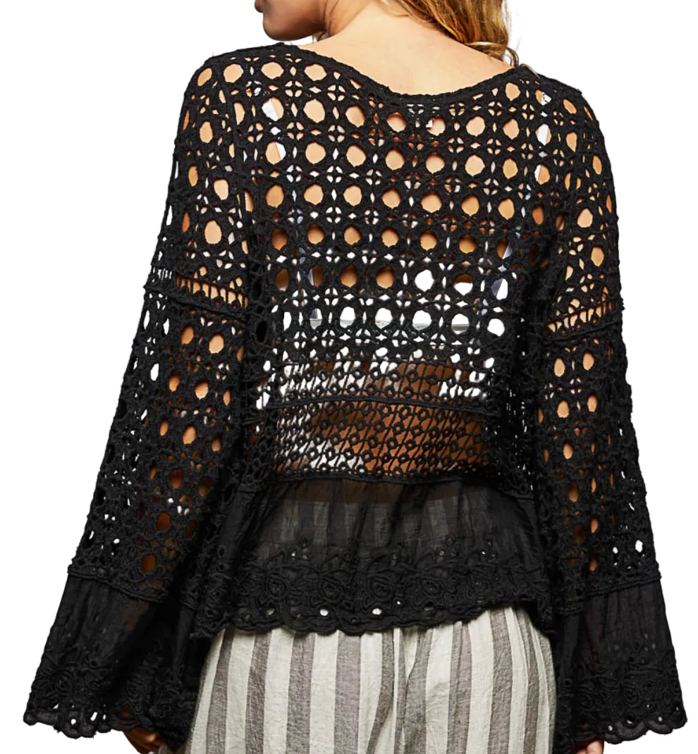 Coastal Breeze Crochet Top