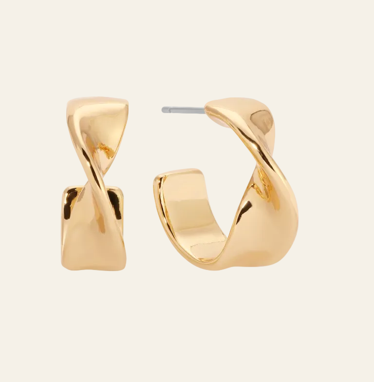 Heirloom Twist Small Hoops