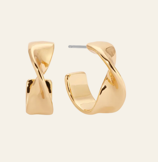 Heirloom Twist Small Hoops