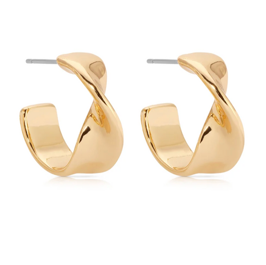 Heirloom Twist Small Hoops