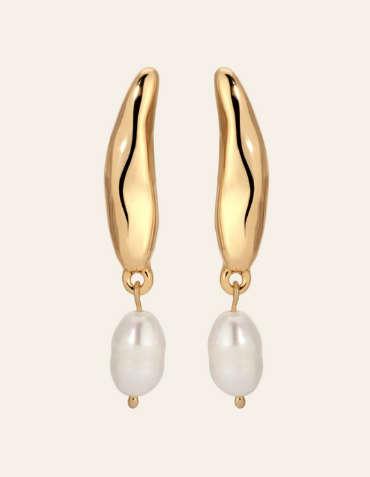 Liquid Luxe Pearl Earrings