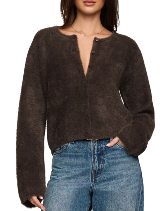 Winterglow Fluffy Cardigan