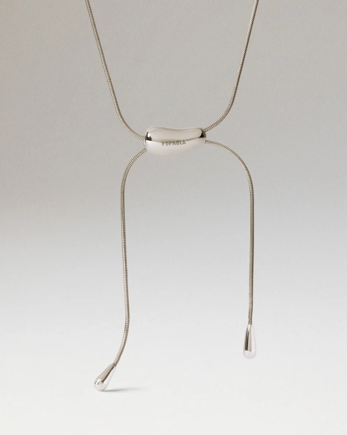 Rodeo Slider Necklace in Silver or Gold