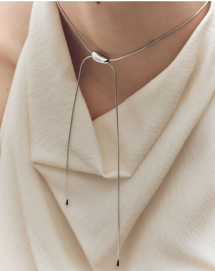 Rodeo Slider Necklace in Silver or Gold