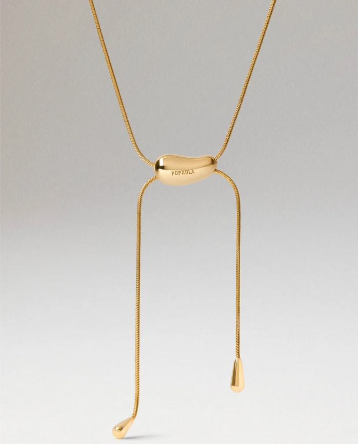 Rodeo Slider Necklace in Silver or Gold
