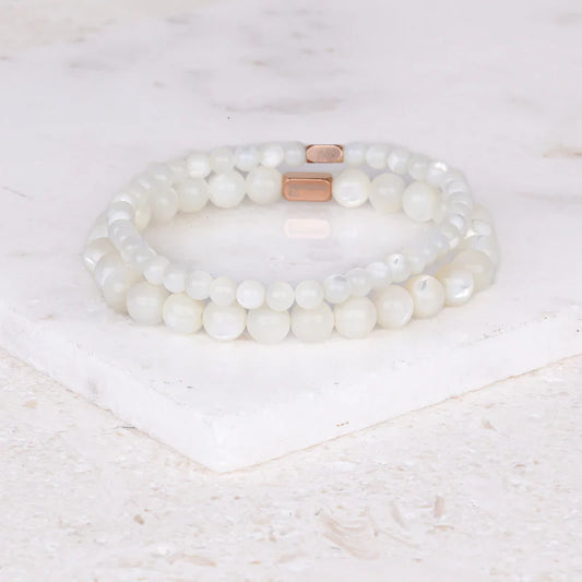 Mother Of Pearl Accent Bracelet